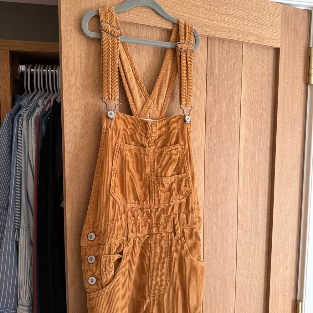Free People Ziggy Tan Overalls